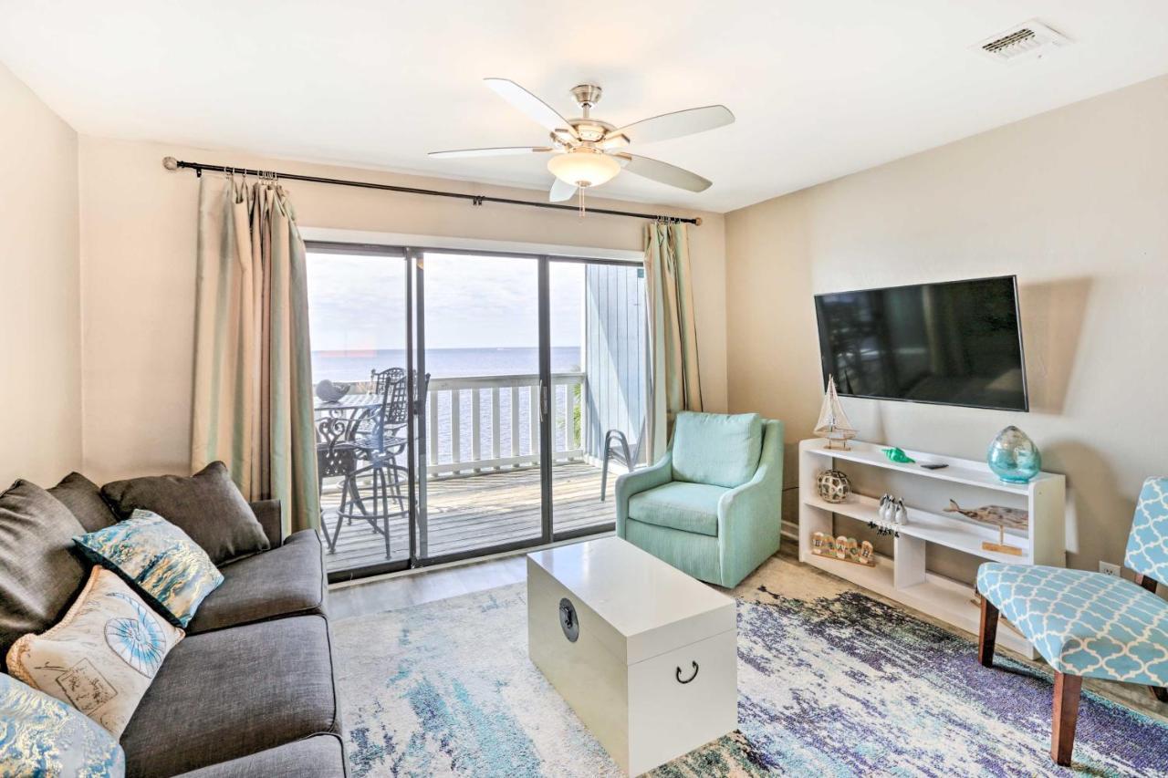 Waterfront Escape With Balcony On Shell Point Beach! Panacea 外观 照片